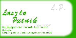 laszlo putnik business card